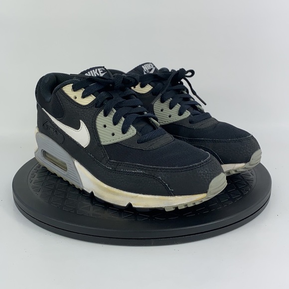 Nike Air Max 90 Essential Black/White Running Shoes 616730-012 Women's Size 8.5 - Picture 4 of 13